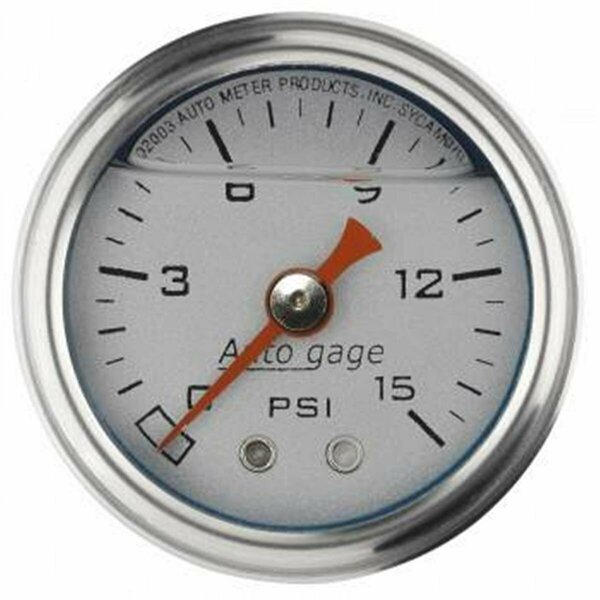 Overtime 2178 Auto Gage Fuel Pressure Gauge - 1.50 in. OV3627759